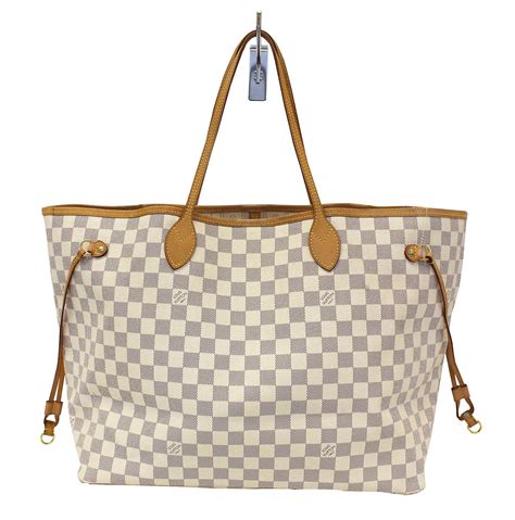 black and white lv purse|louis vuitton white checkered purse.